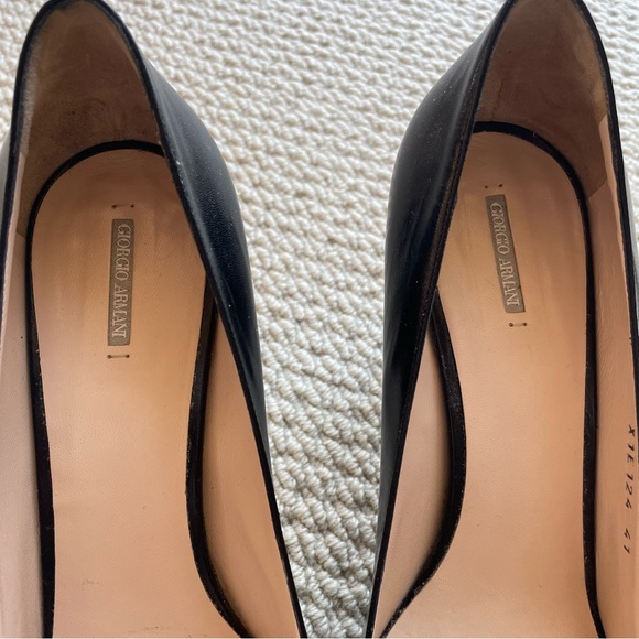 Giorgio Armani Black Heels - Picture 4 of 12